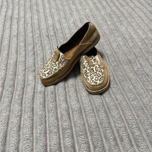 Ariat Leopard Print Brown Loafers